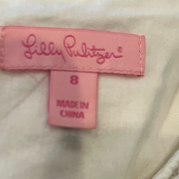 LILLY PULITZER white shift sleeveless dress - Picture 7 of 11